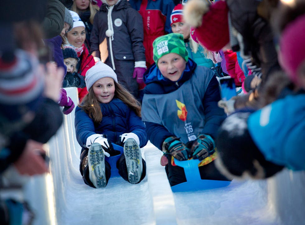 Nose, Winter, Cap, Knit cap, Glove, Beanie, Magenta, Jacket, Ice skate, Playing in the snow, 