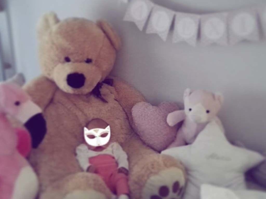 Toy, Product, Stuffed toy, Plush, Baby toys, Textile, Pink, Baby Products, Pattern, Teddy bear, 