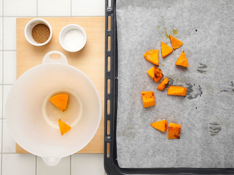 Food, Ingredient, Orange, Carrot, Flour, Recipe, Chemical compound, Powder, Kitchen utensil, Meal, 