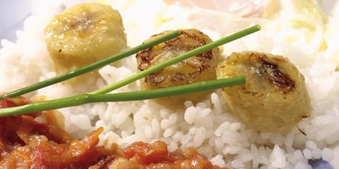 food, cuisine, steamed rice, ingredient, dish, rice, recipe, white rice, jasmine rice, plate,