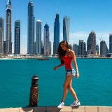 Body of water, Nature, Tower block, Daytime, Metropolitan area, Urban area, Human leg, City, Property, Tower, 