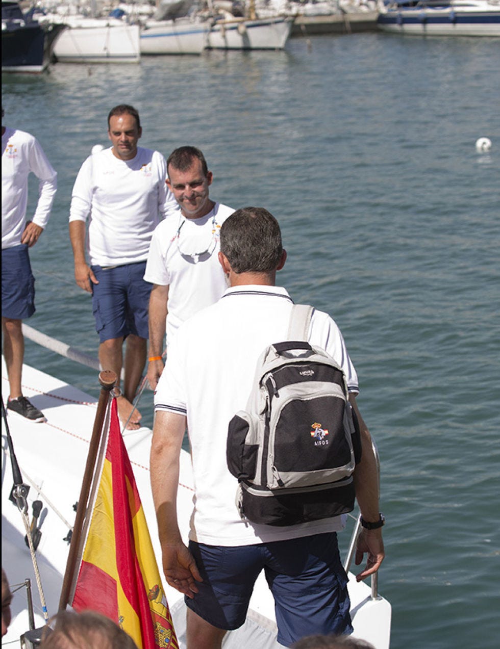 Flag, Waterway, Tourism, Shorts, Travel, Bag, Watercraft, Luggage and bags, Bermuda shorts, Back, 