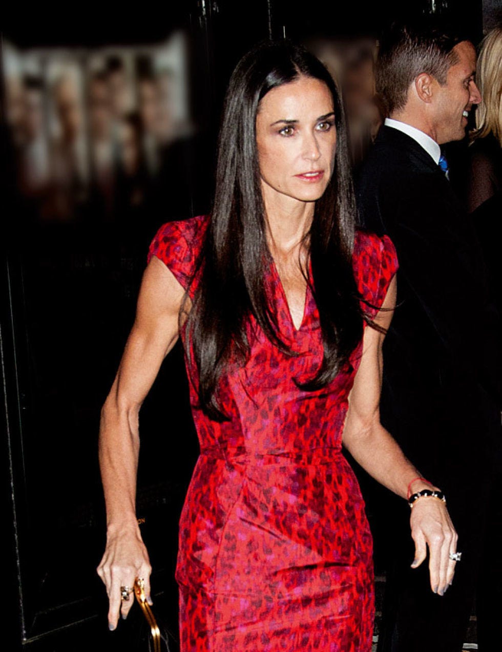 Face, Dress, Coat, Red, Suit, Fashion, Cocktail dress, One-piece garment, Day dress, Flash photography, 