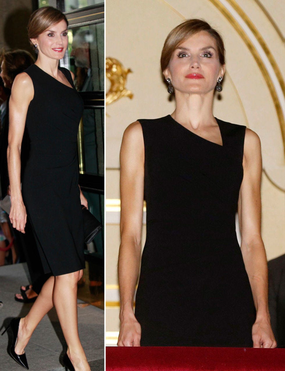 Clothing, Hair, Dress, Shoulder, Joint, Formal wear, Style, One-piece garment, Fashion, Day dress, 