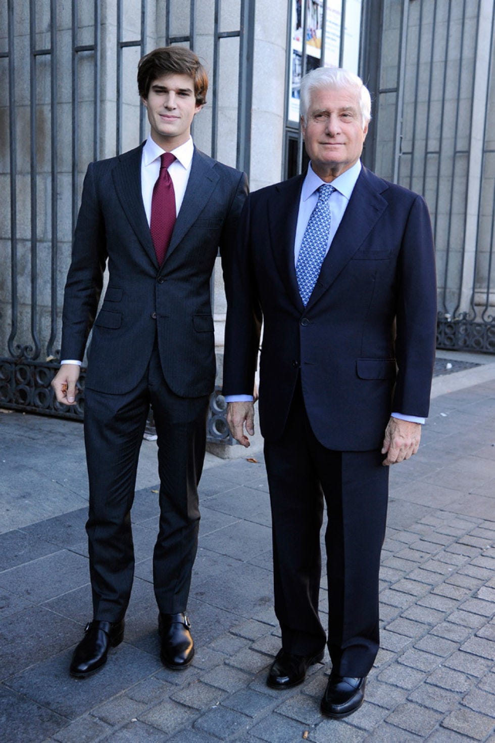 Clothing, Footwear, Coat, Dress shirt, Collar, Trousers, Suit trousers, Standing, Shirt, Photograph, 