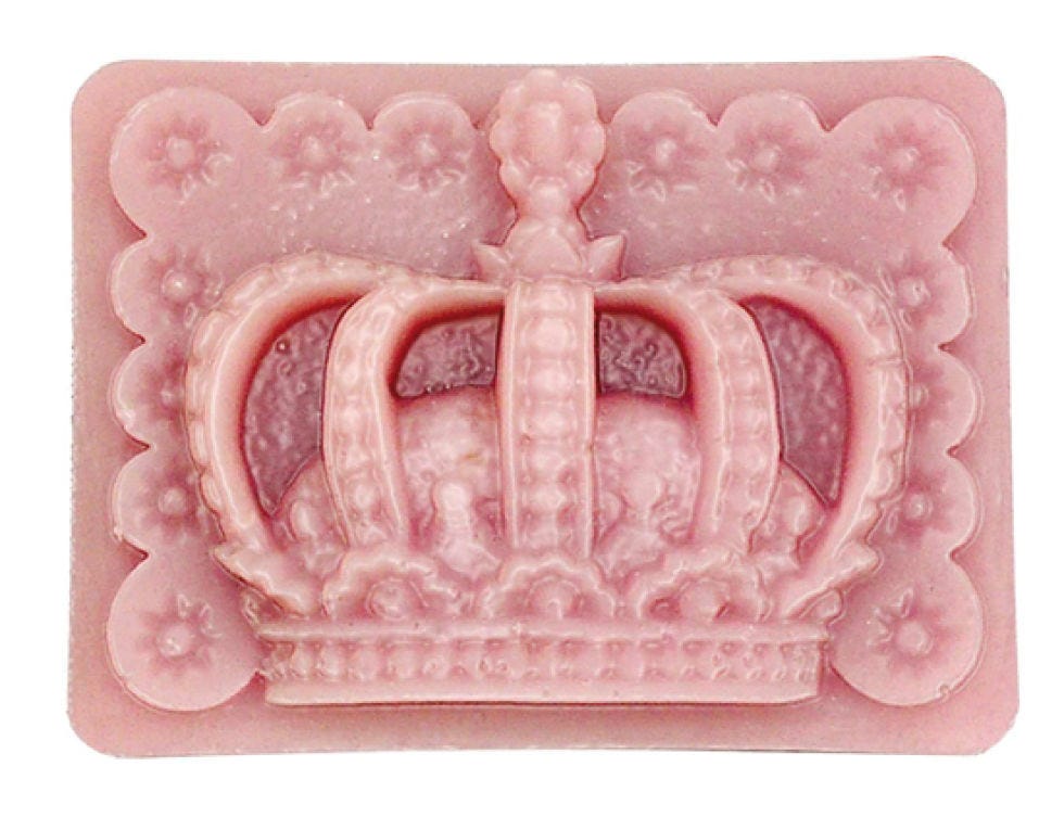 Pink, Pattern, Peach, Crown, Headpiece, Symbol, 