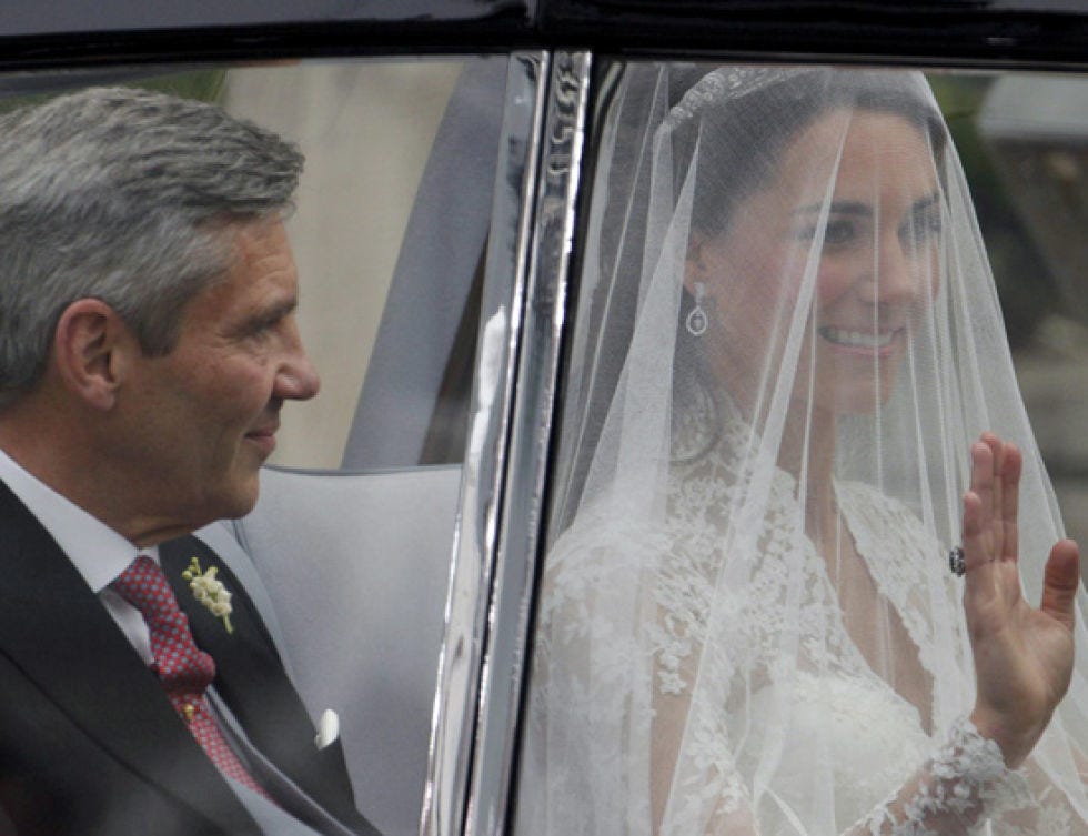 Clothing, Bridal veil, Veil, Bridal clothing, Forehead, Eyebrow, Photograph, Coat, Outerwear, Happy, 