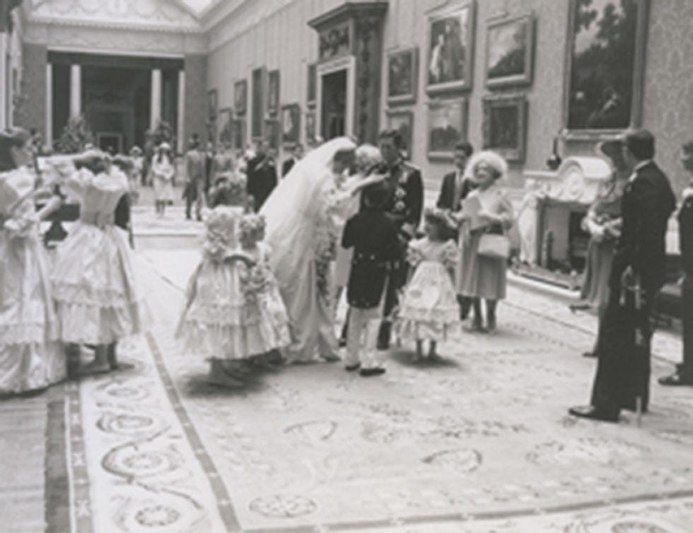 People, Photograph, Monochrome, Standing, Child, Dress, Monochrome photography, Black-and-white, Bridal clothing, Tradition, 