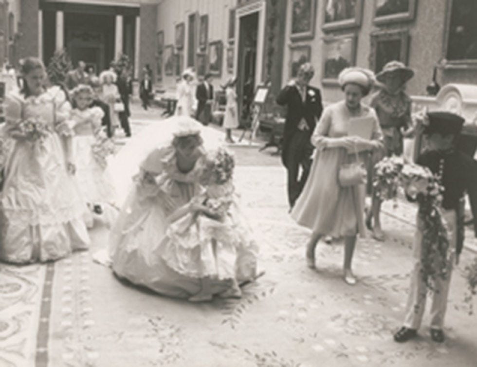 People, Photograph, Mammal, Dress, Hat, Petal, Monochrome, Bridal clothing, Tradition, Gown, 