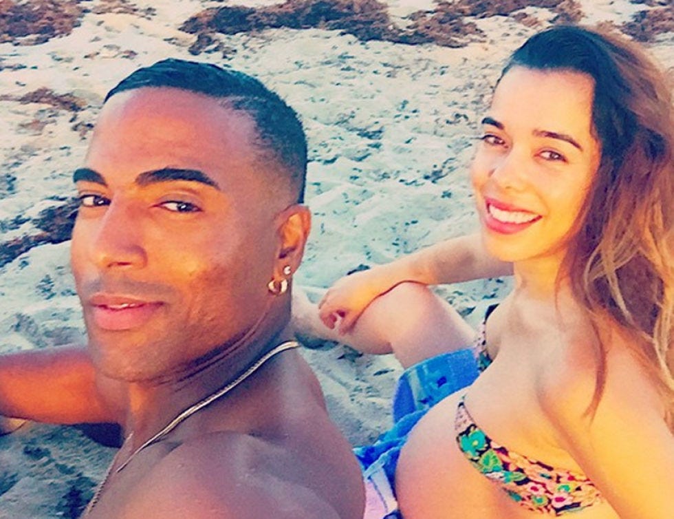 Nose, Fun, Mouth, Hairstyle, Happy, Brassiere, Summer, Facial expression, People in nature, People on beach, 