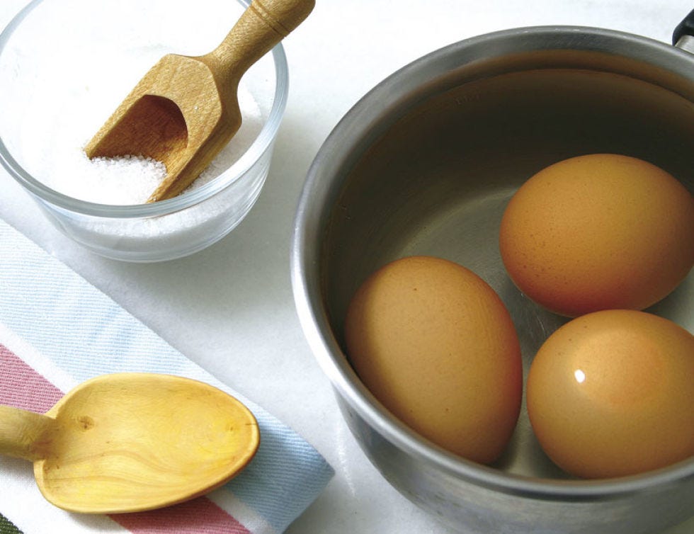 Ingredient, Food, Egg, Kitchen utensil, Egg, Serveware, Spoon, Peach, Spice, Bowl, 