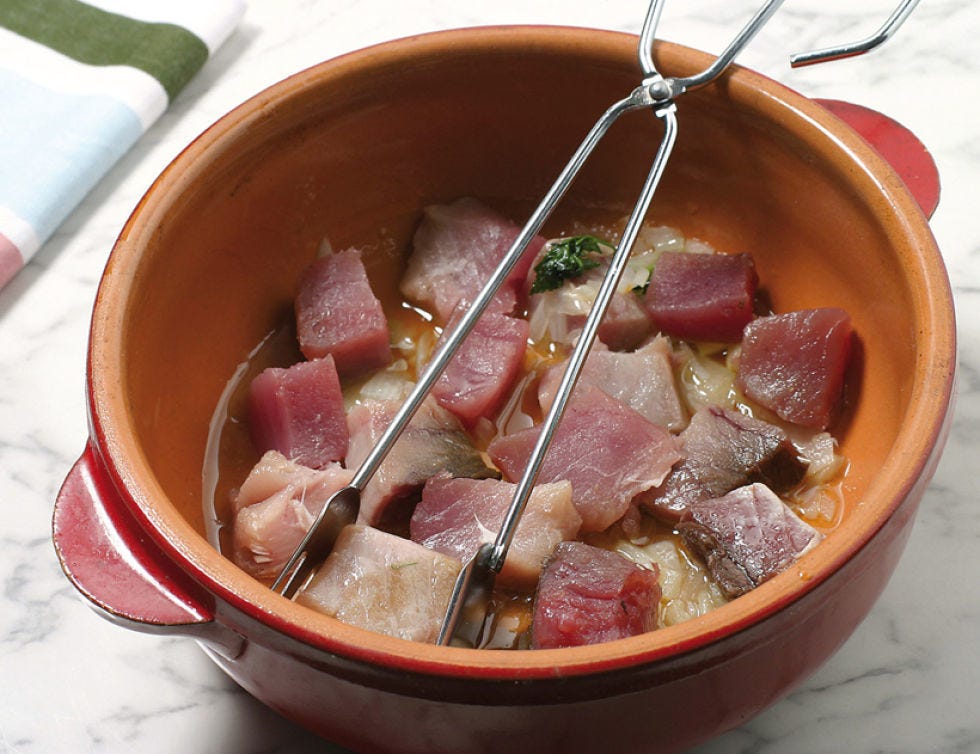 Food, Animal product, Dish, Animal fat, Meat, Flesh, Kitchen utensil, Recipe, Still life photography, Cooking, 