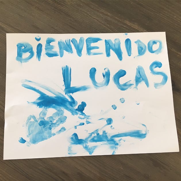 Blue, Turquoise, Handwriting, Aqua, Teal, Paper product, Paint, Ink, Paper, Art paint, 