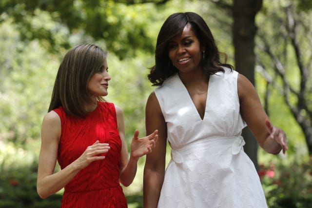 Michelle Obama Reina Letizia