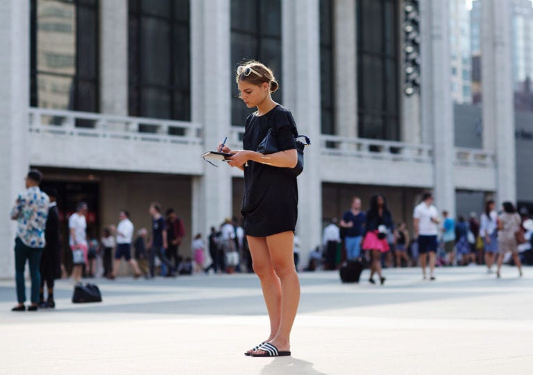 Standing, Style, Dress, Street fashion, Street, Fashion, Pedestrian, Waist, Jacket, Snapshot, 