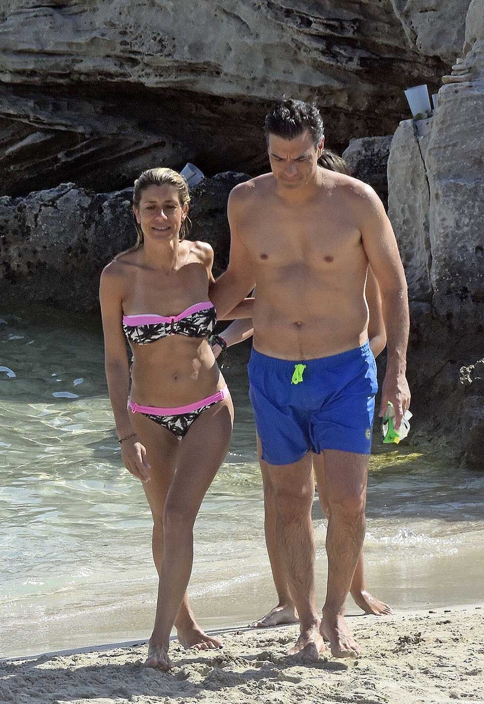 Clothing, Leg, Fun, Human body, Brassiere, Standing, Swimwear, Summer, Chest, People in nature, 