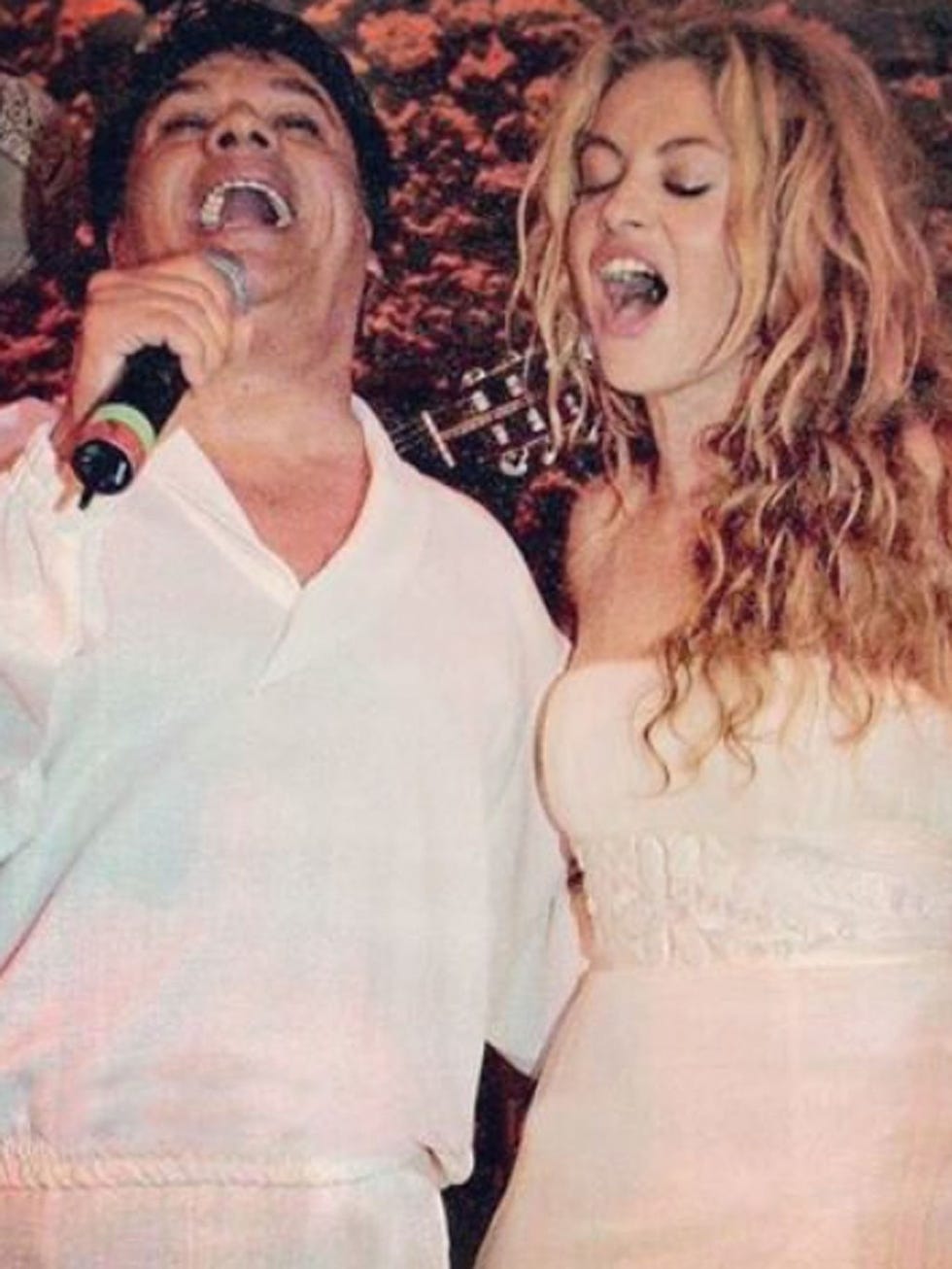 Clothing, Hair, Face, Head, Nose, Microphone, Audio equipment, Mouth, People, Fun, 