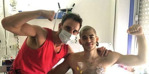 Dani Rovira toma el ejemplo de lucha contra el cáncer del deportista Pablo Ráez.