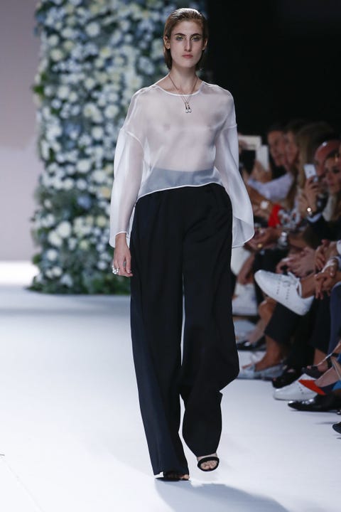 Clothing, Fashion show, Shoulder, Joint, Outerwear, Runway, Style, Fashion model, Waist, Fashion, 