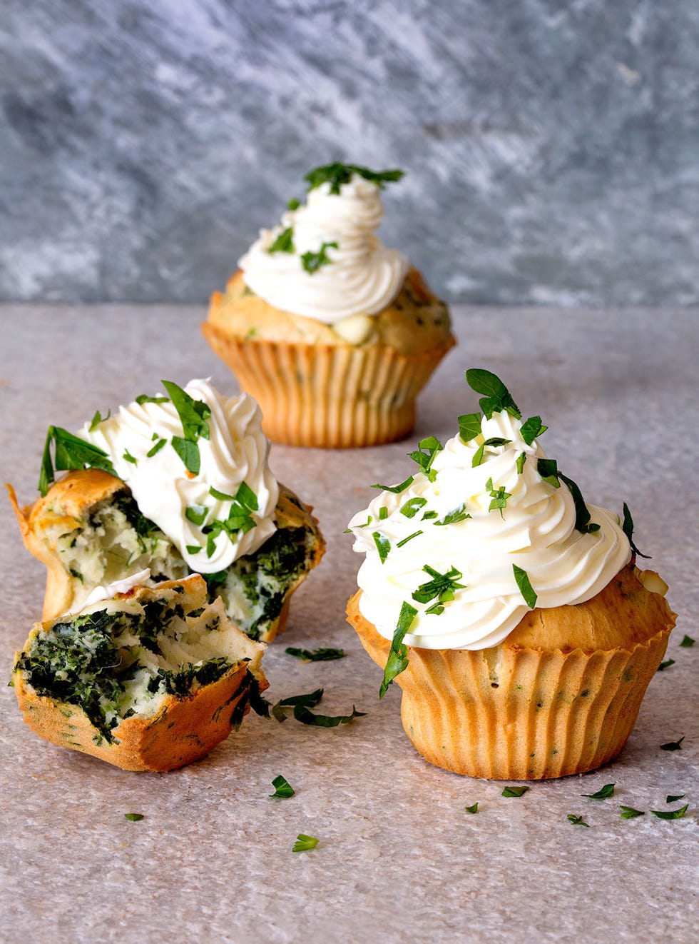 muffins de espinacas