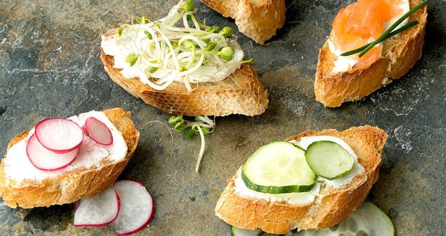 Canapés variados