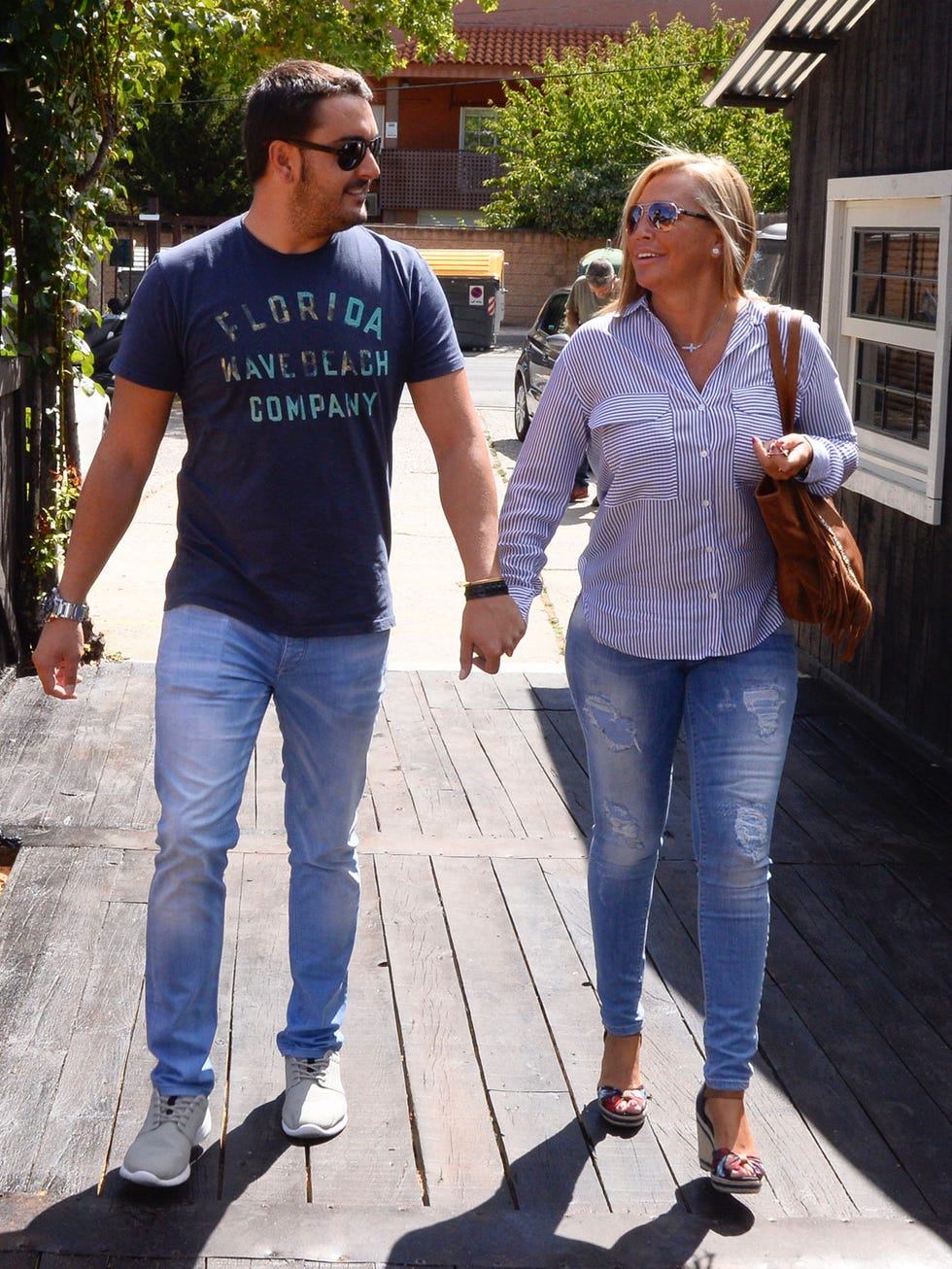 Belén Esteban y su novio Miguel