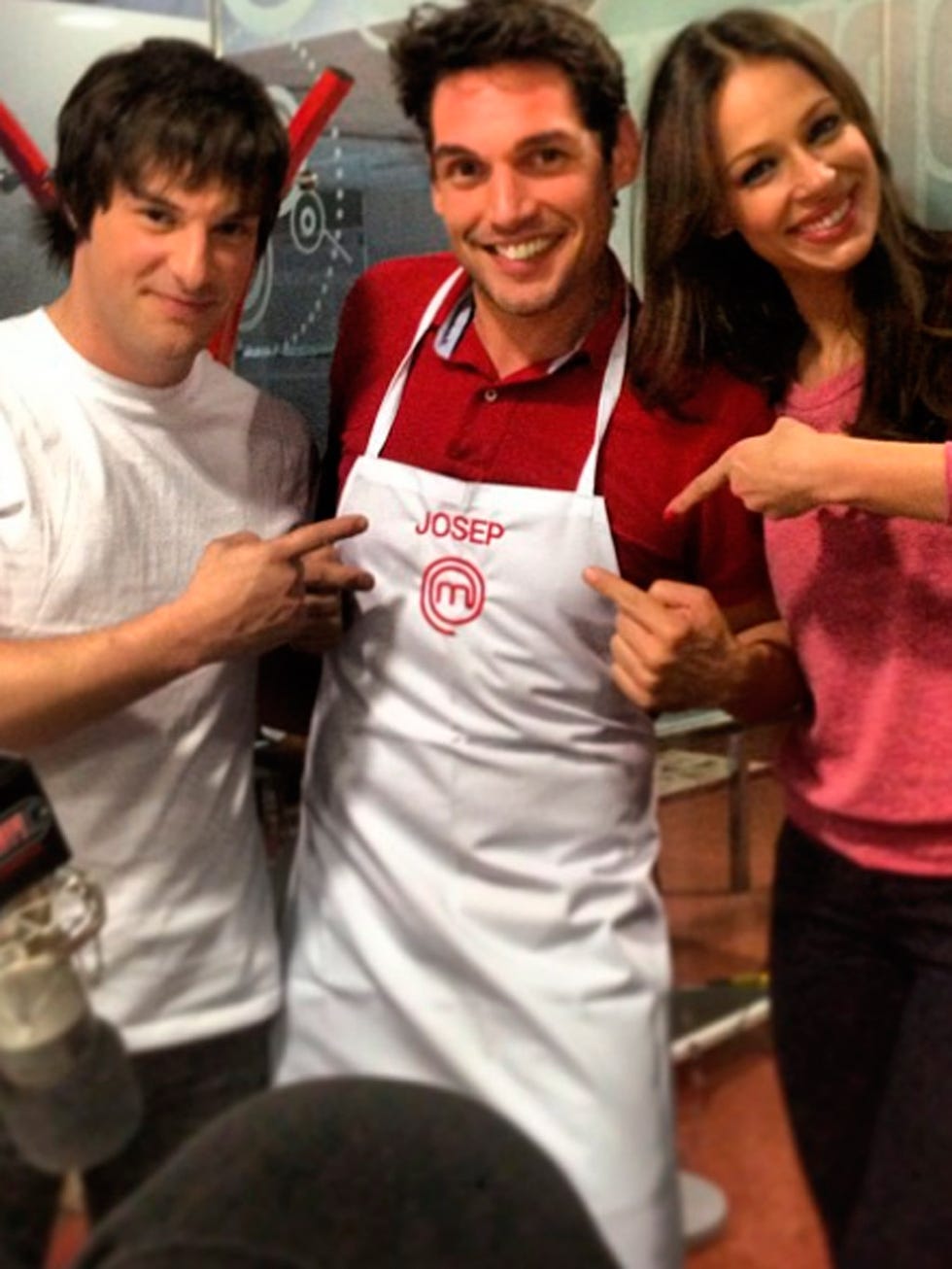 Jordi Cruz, Josep Lobató y Eva González en 'MasterChef'