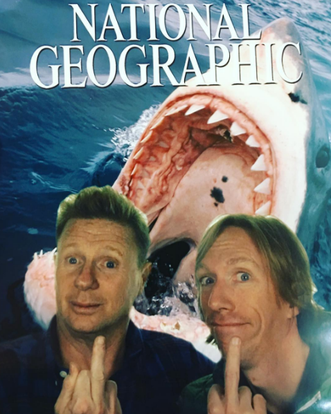 Finger, Eye, Forehead, Jaw, Gesture, Thumb, Tooth, Fish, Lamniformes, Poster, 