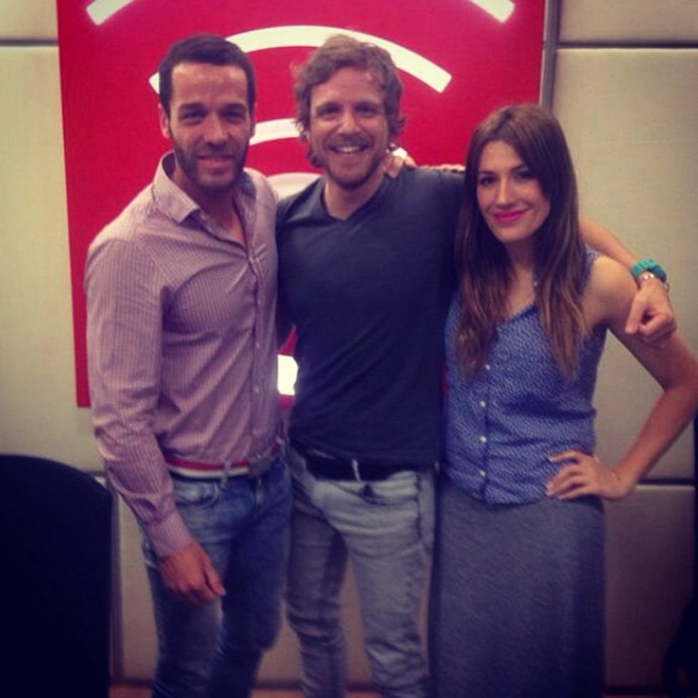 Trousers, Denim, Jeans, Shirt, Pocket, Belt, Chest, Facial hair, Laugh, Boot, 