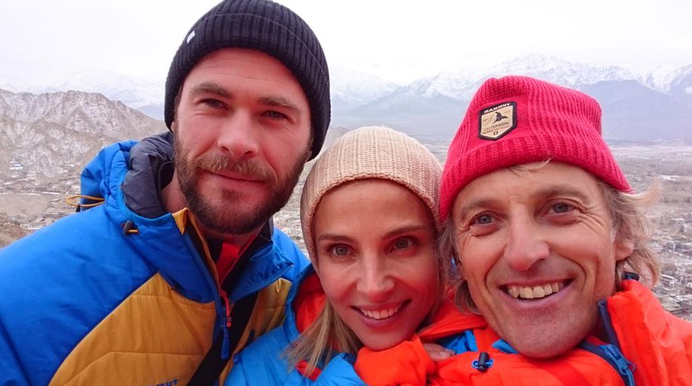 Face, Winter, Nose, Smile, Social group, Happy, Facial hair, Cap, Jacket, Selfie, 