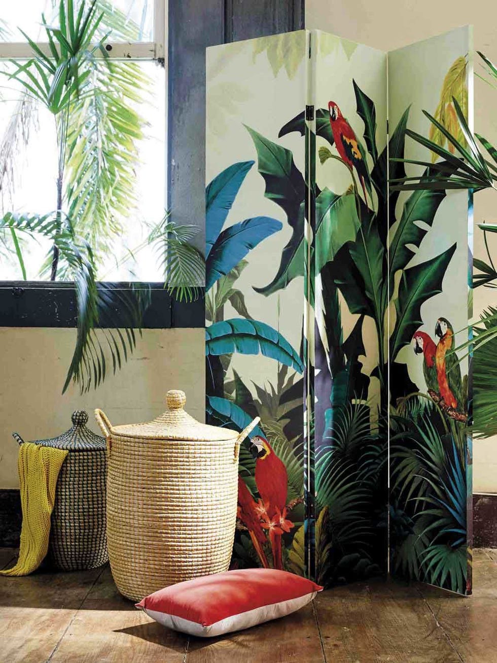 biombo Maisons de Monde tropical