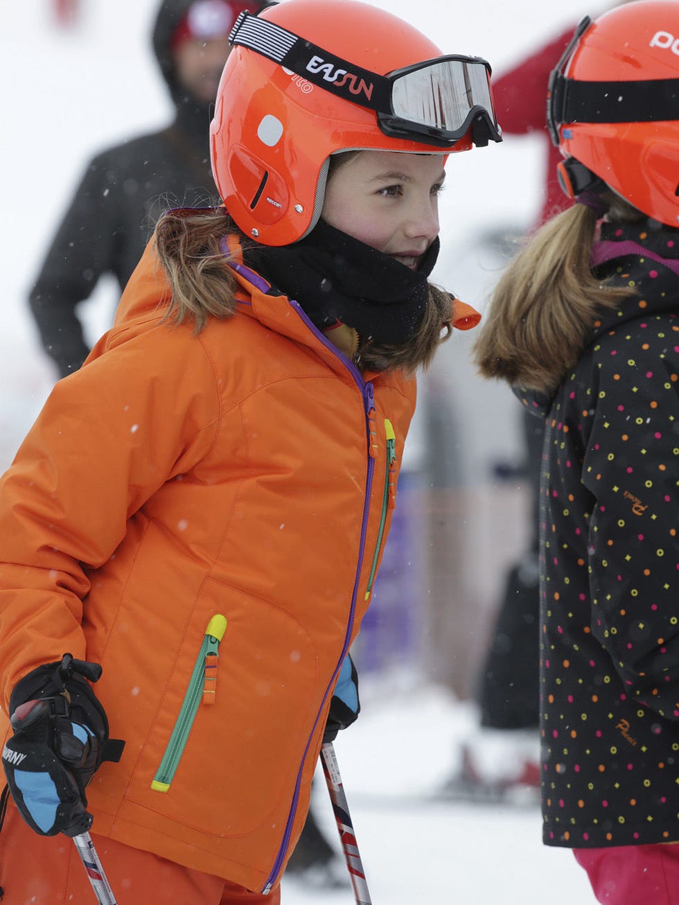 Winter, Helmet, Jacket, Fun, Personal protective equipment, Trousers, Recreation, Outerwear, Winter sport, Outdoor recreation, 