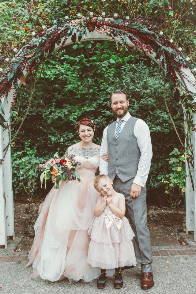 Clothing, Dress, Trousers, Shoe, Photograph, Coat, Bridal clothing, Petal, Formal wear, Wedding dress, 