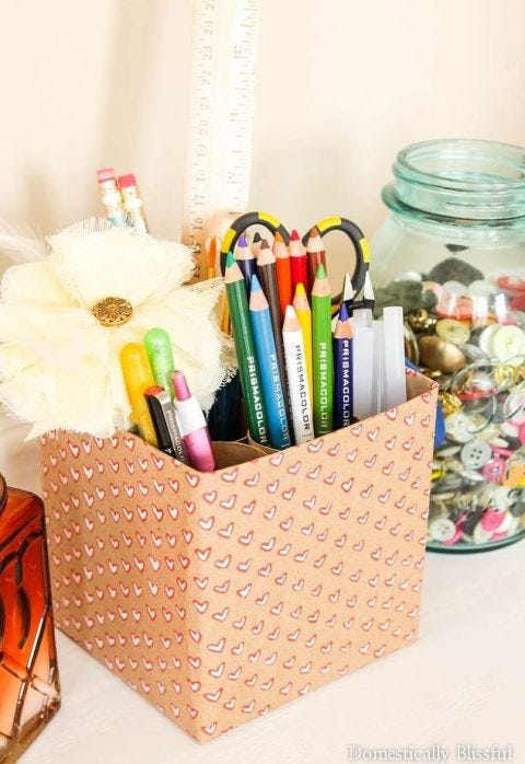 Bag, Mason jar, Present, Home accessories, Stationery, Basket, Party supply, Confectionery, Office supplies, Wicker, 