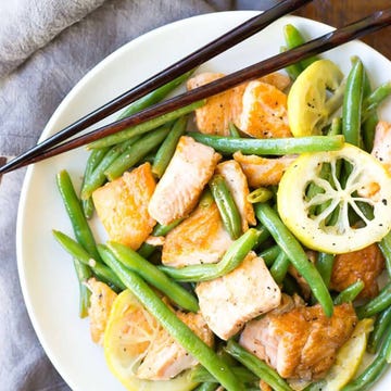 Dish, Food, Cuisine, Ingredient, Vegetable, Salad, Produce, Green bean, Staple food, Meat, 