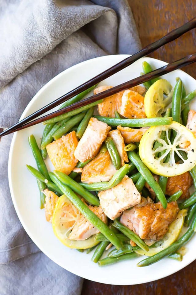 Dish, Food, Cuisine, Ingredient, Vegetable, Salad, Produce, Green bean, Staple food, Meat, 