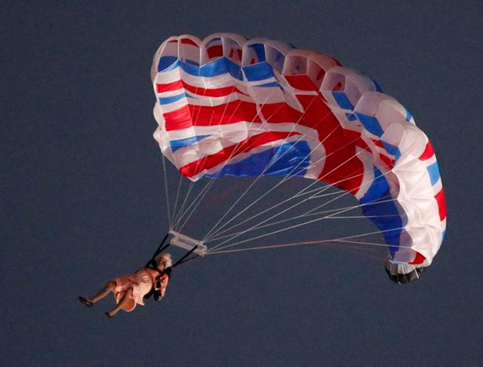 Fun, Parachuting, Parachute, Photograph, Leisure, Red, Windsports, Extreme sport, Line, Paragliding, 