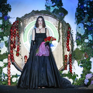 Blue, Dress, Petal, Purple, Formal wear, Gown, Lavender, Majorelle blue, Tradition, Violet, 