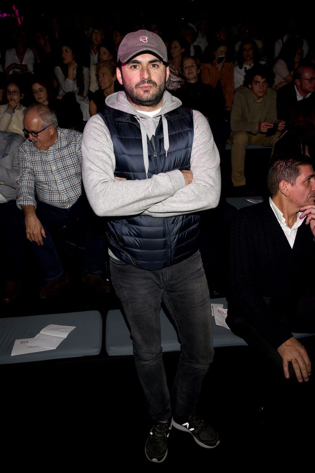 Face, Trousers, Shoe, Cap, Shirt, Outerwear, T-shirt, Facial hair, Fashion, Street fashion, 