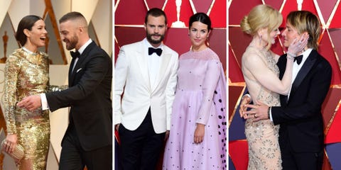 El amor en la alfombra roja de los Oscar