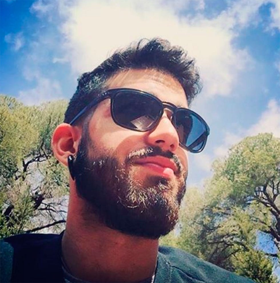 Eyewear, Hair, Facial hair, Sky, Cool, Beard, Face, Sunglasses, Head, Cloud, 
