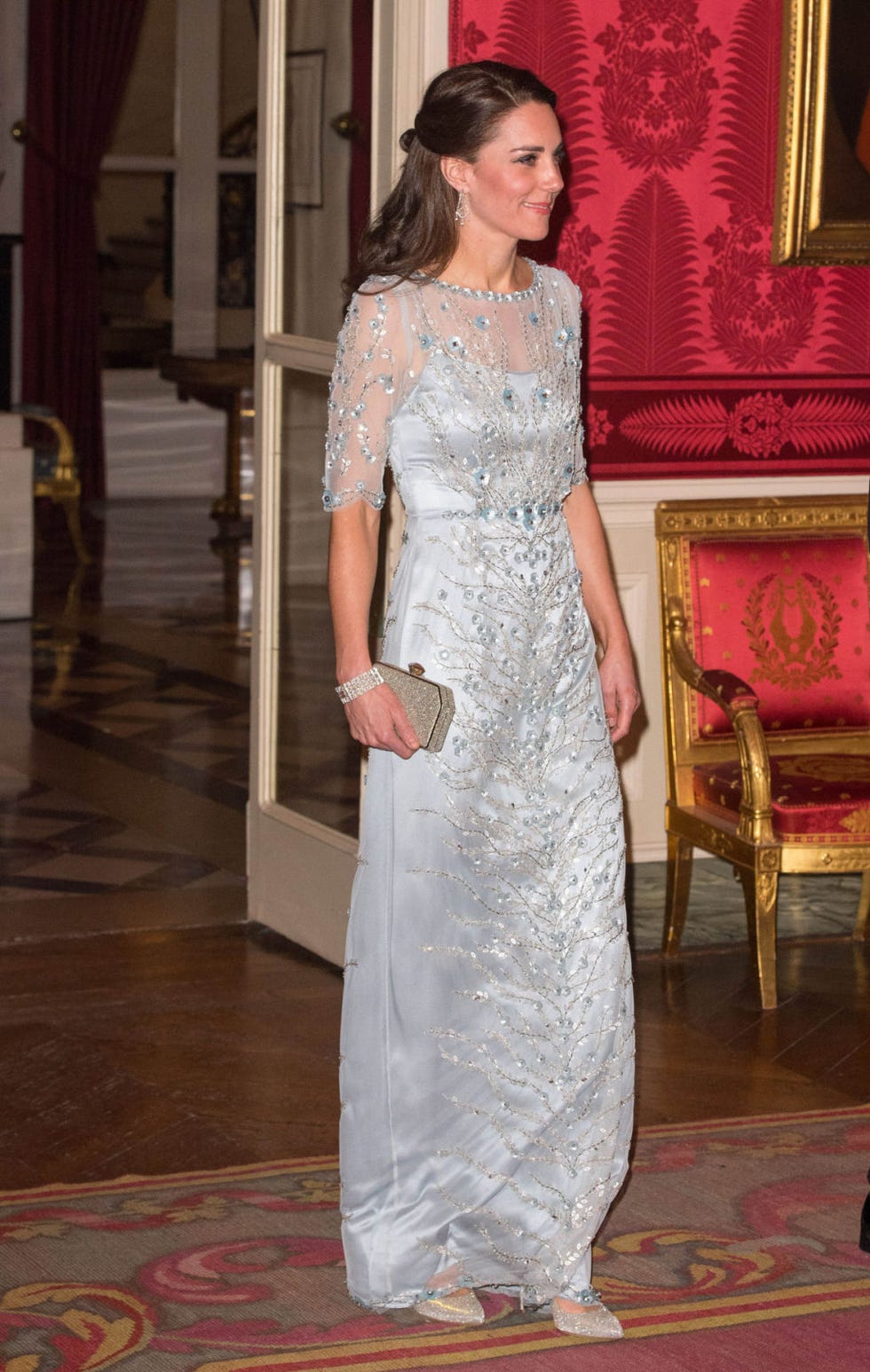 Clothing, Dress, Gown, White, Fashion model, Bridal party dress, Wedding dress, Shoulder, Bridal clothing, Fashion, 