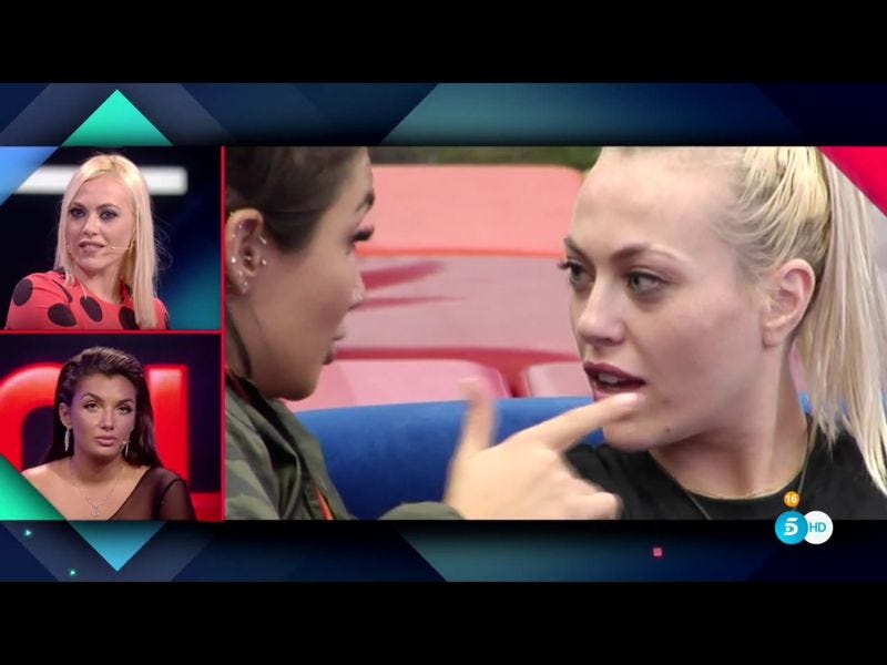 Face, Fun, Conversation, Media, Television, Technology, Screenshot, Electronic device, Photo caption, Smile, 