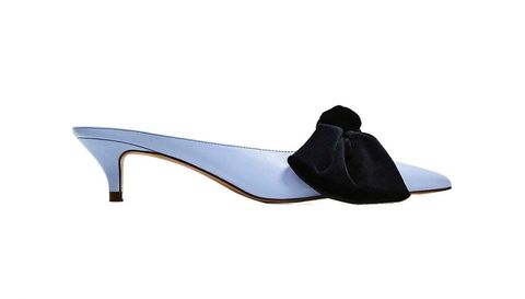 Footwear, High heels, Court shoe, Shoe, Basic pump, Bridal shoe, Leather, Electric blue, Beige, Dancing shoe, 
