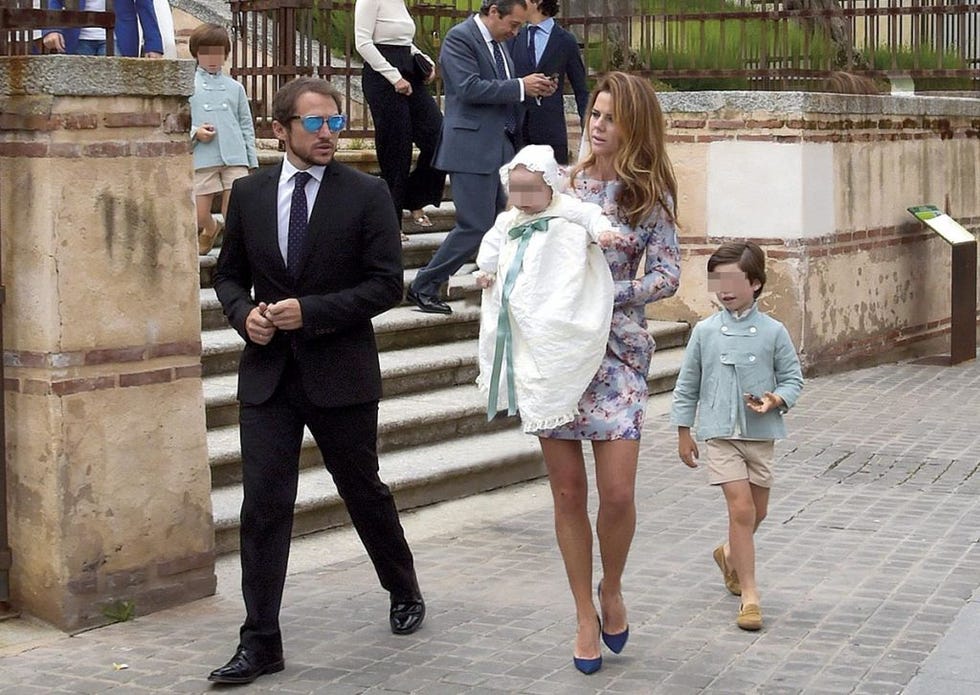 bautizo hijo de Amelia Bono y Manuel Martos