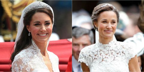 Diferencias en la bodas de Pippa y Kate Middleton