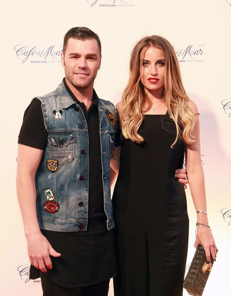 Fonsi Nieto y Marta Castro tras su boda