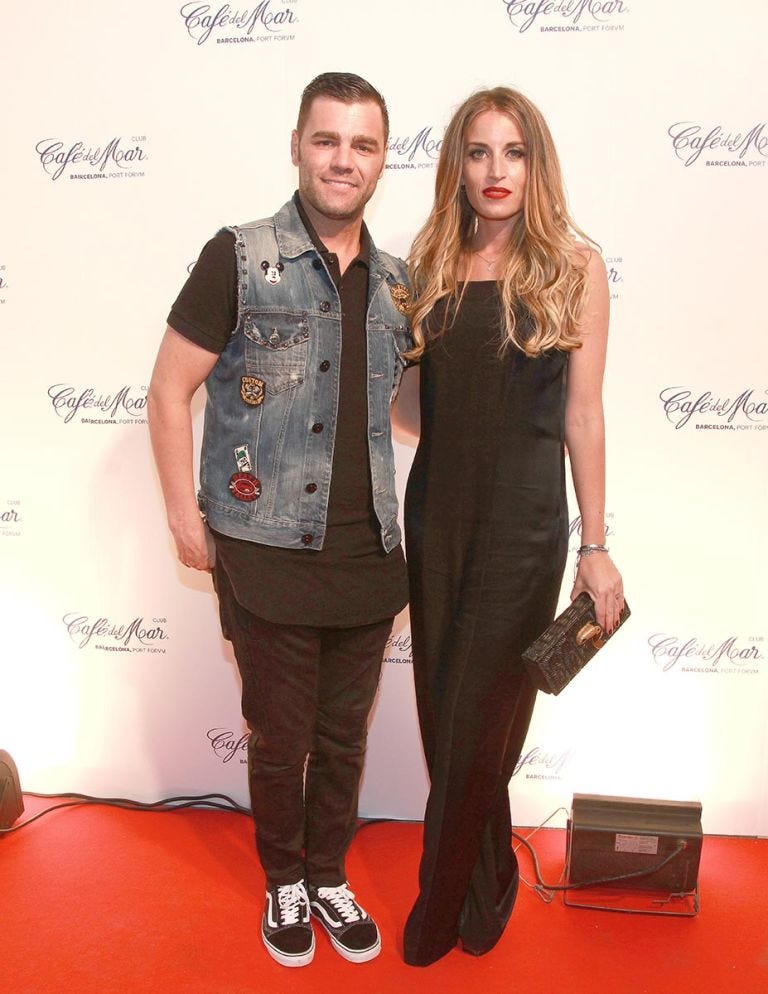 Fonsi Nieto y Marta Castro tras su boda