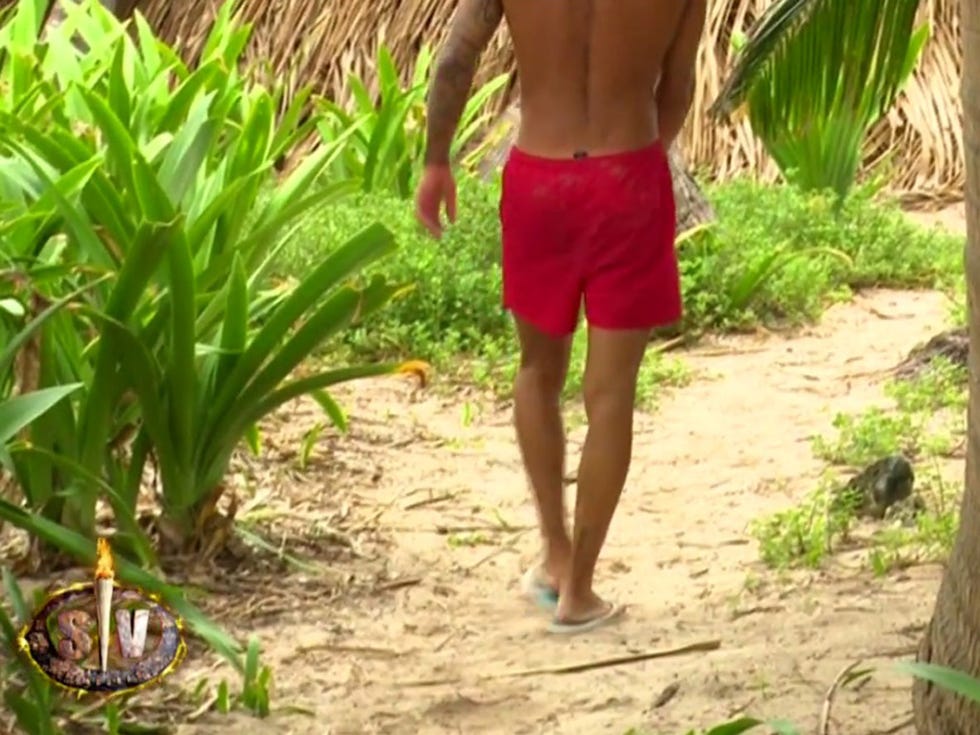 Human leg, Shorts, Soil, Active shorts, Trunks, Swimwear, Terrestrial plant, Bermuda shorts, Waist, Calf, 