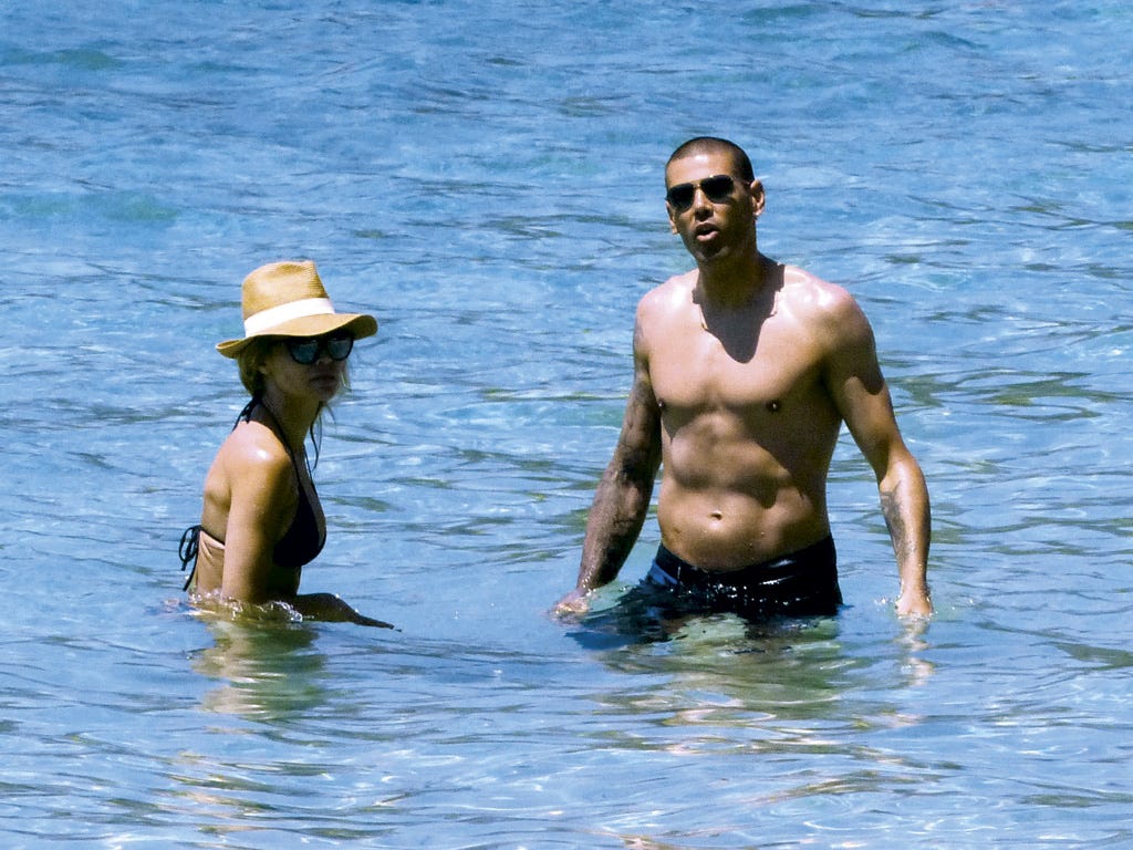 Víctor Valdés y Yolanda Cardona